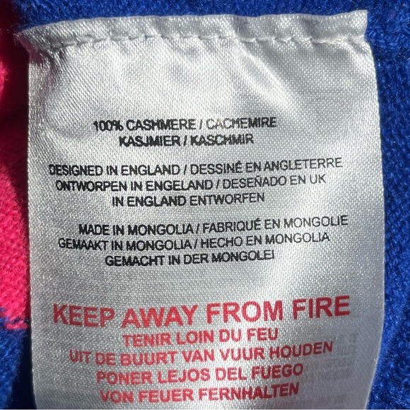 Jumper 1234 Blue and Pink Polka Dot Sweater - Picture 4 of 4